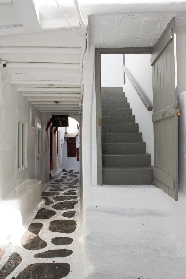 New Apartment In The Heart Of Mykonos Town - 3 Kültér fotó